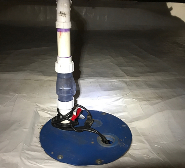 Crawl space support system reinforcing sagging floors and structural stability
